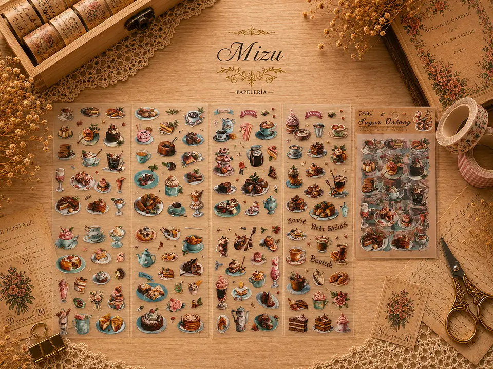 Stickers - Comida Estilo Vintage 2