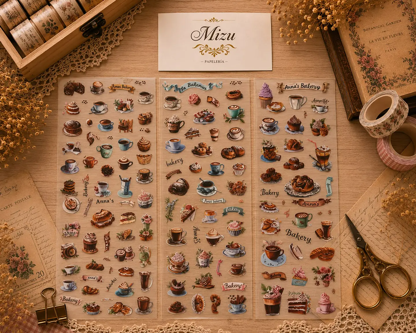 Stickers - Comida Estilo Vintage 3