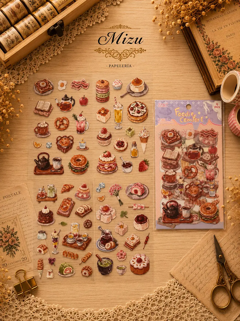 Stickers - Comida Estilo Vintage 6