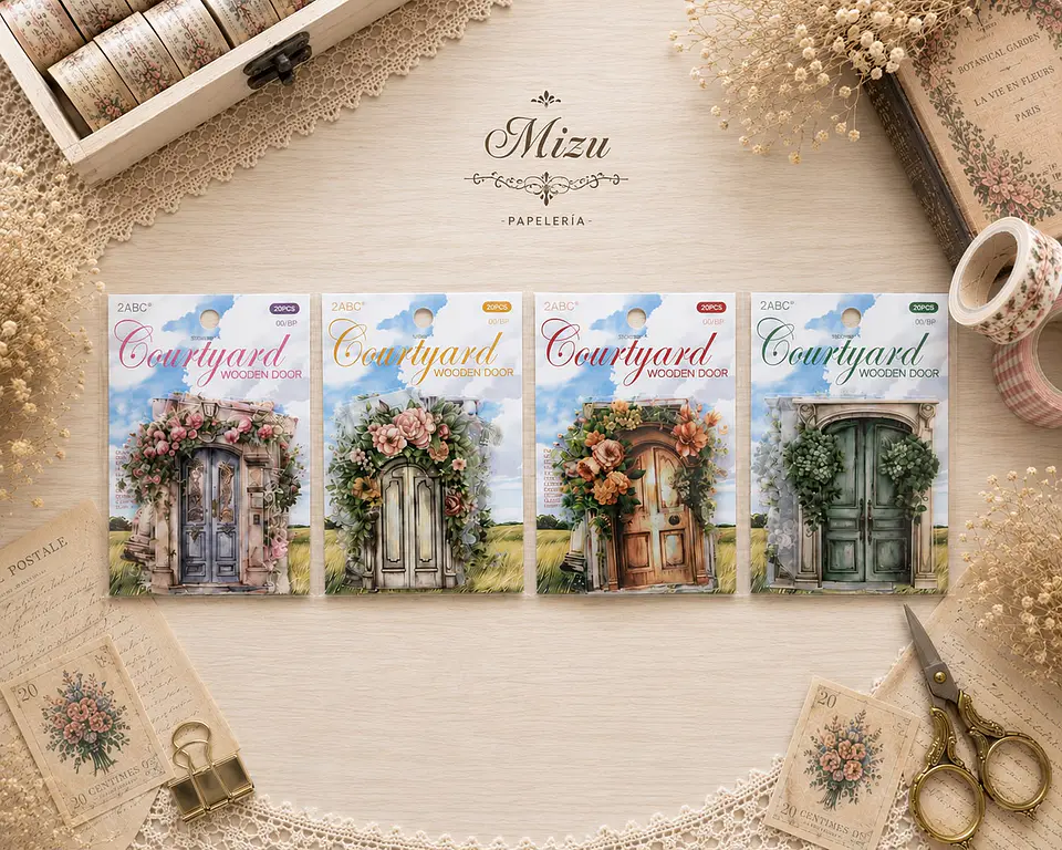 Stickers - Puertas & Flores 1