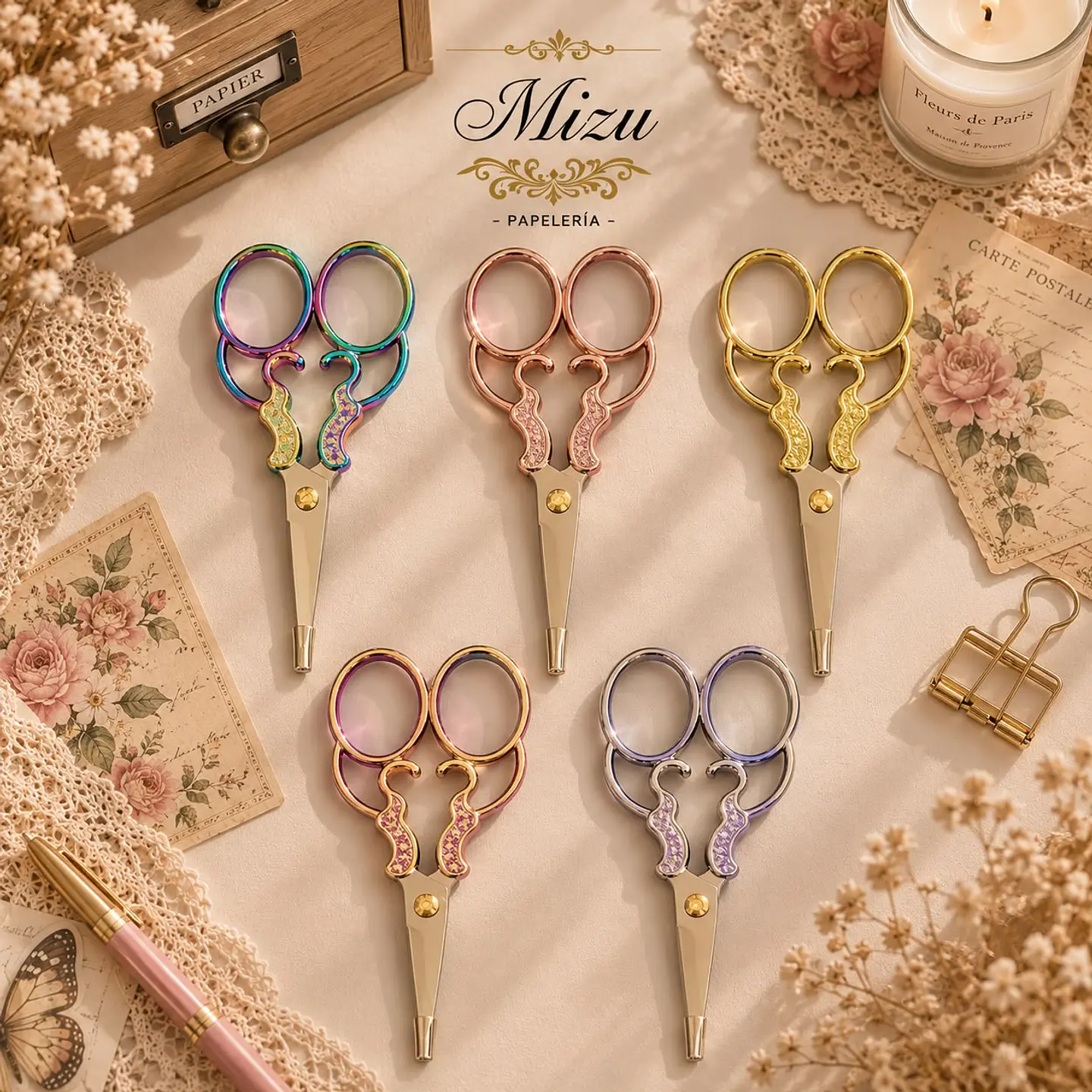 Accesorio - Tijeras Pequeñas de Acero Vintage 1