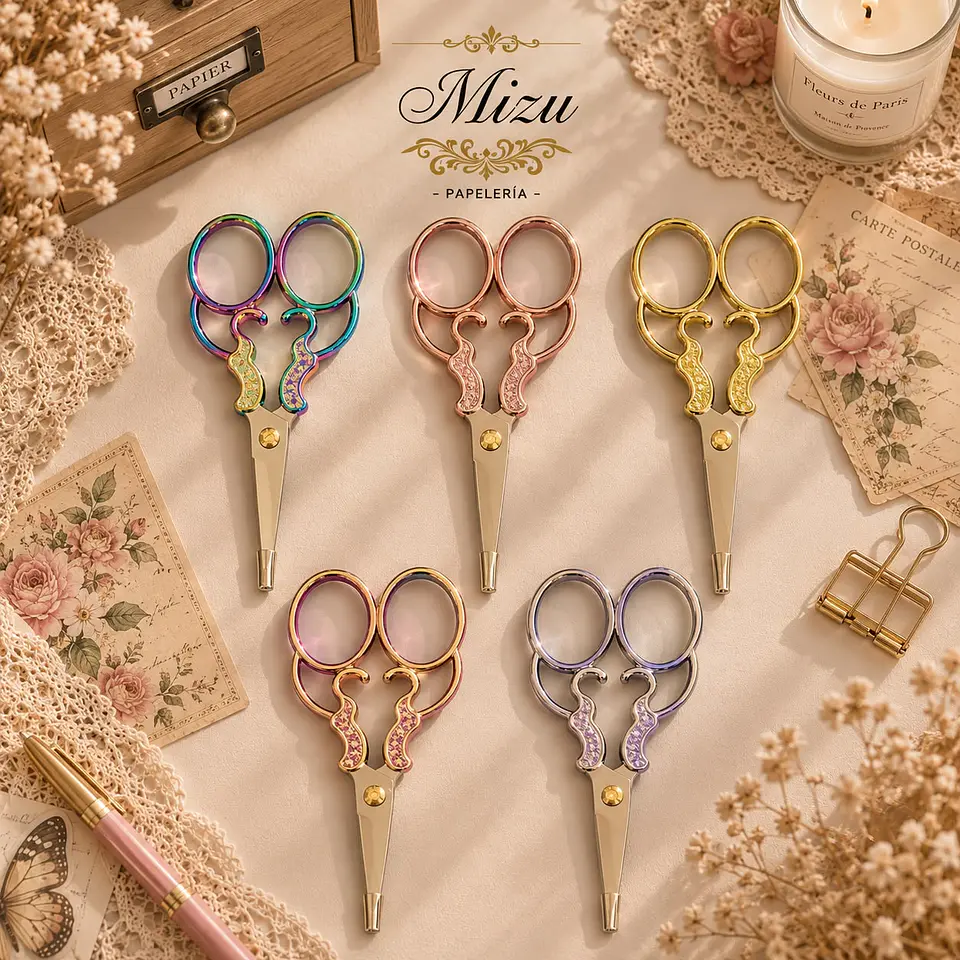 Accesorio - Tijeras Pequeñas de Acero Vintage 1