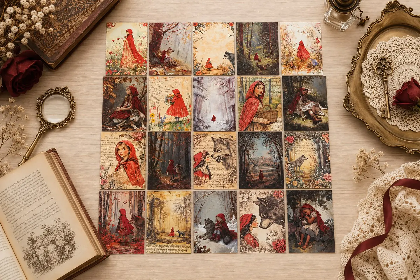 Pack Papelería - Caperucita Roja 1
