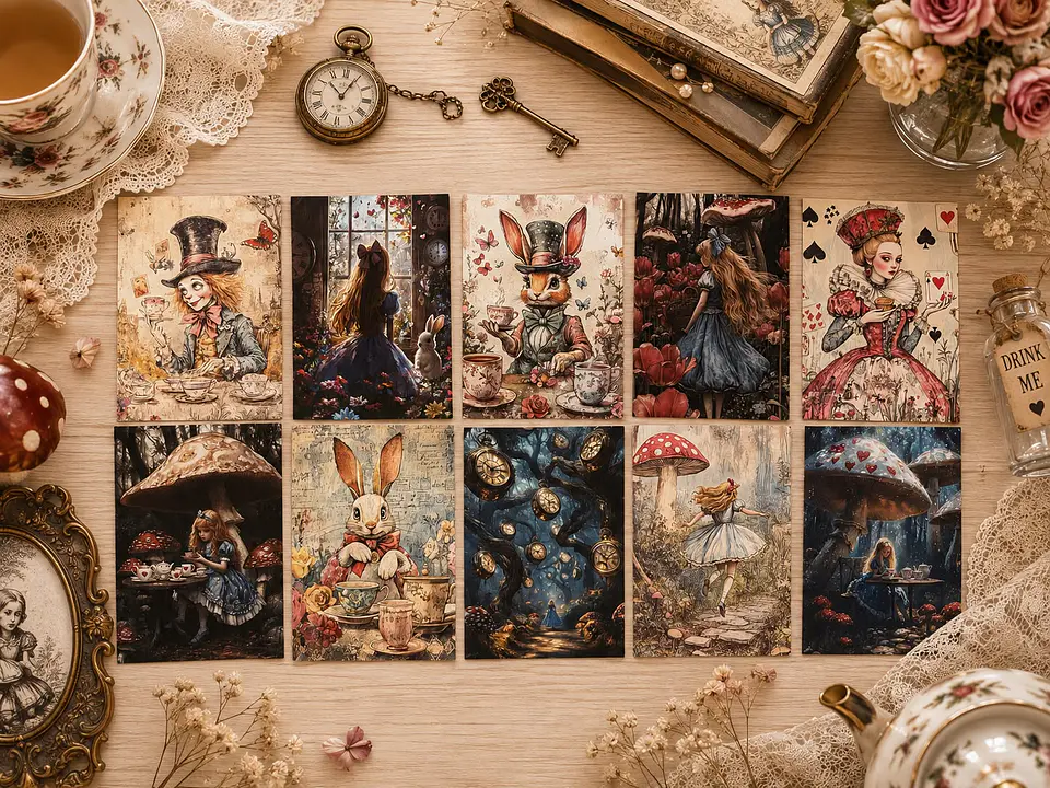 Pack Papelería - Alicia en el País de las Maravillas 2