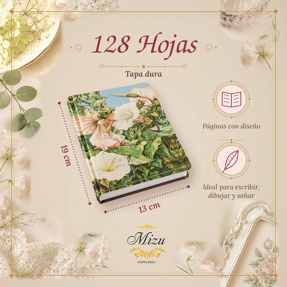 Diario de Hadas Vintage - Colección Jardín Encantado 3