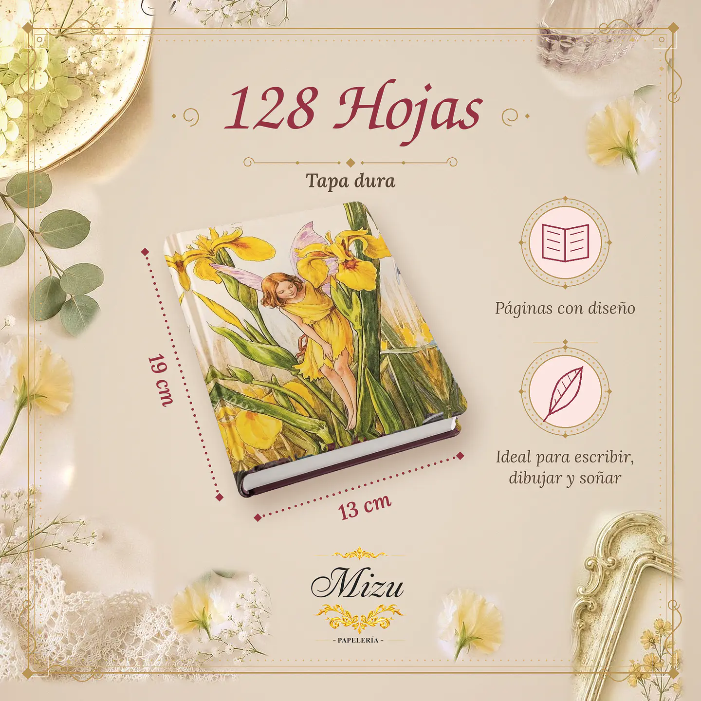 Diario de Hadas Vintage - Colección Jardín Encantado 5