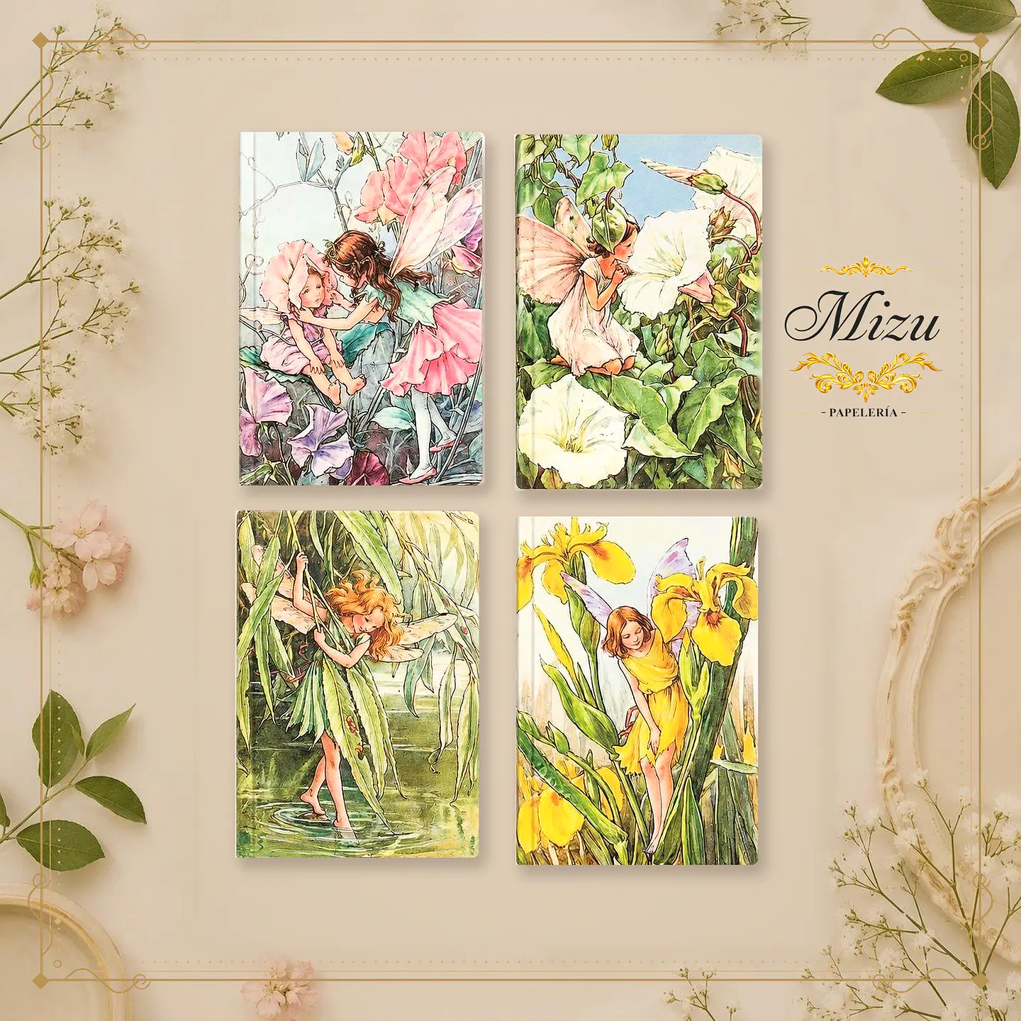 Diario de Hadas Vintage - Colección Jardín Encantado 1