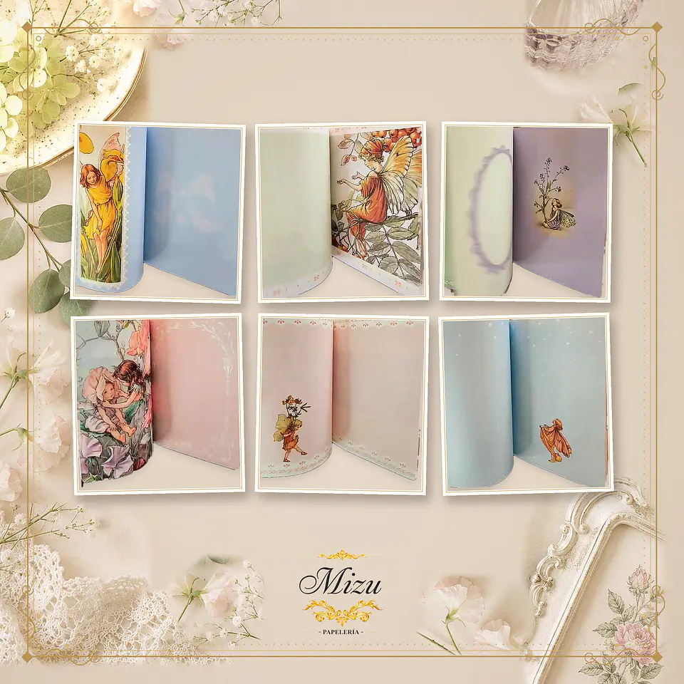 Diario de Hadas Vintage - Colección Jardín Encantado 6