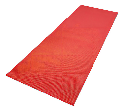Colchoneta De Entrenamiento Yoga Mat 4mm Love Fitness Reebok Color Rojo