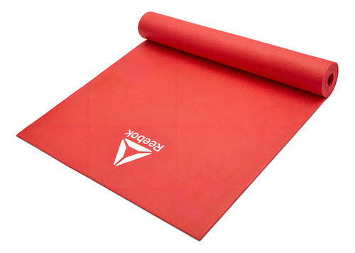 Colchoneta De Entrenamiento Yoga Mat 4mm Love Fitness Reebok Color Rojo