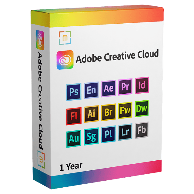 Licencia Alfanumerica Adobe Creative Cloud All Apps 1 MES