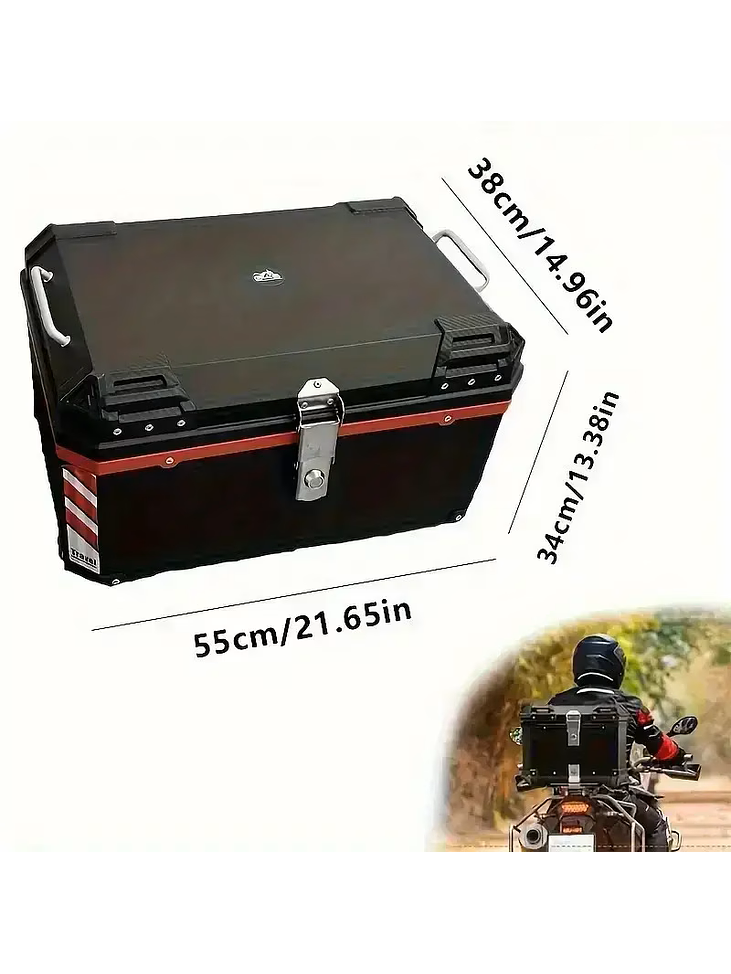 Maleta de moto 65L 5