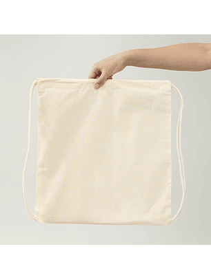 Mochila de algodón | 6 onzas | 42x38 (cm)