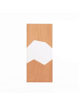 Trofeo Galvano de Madera y Cristal 