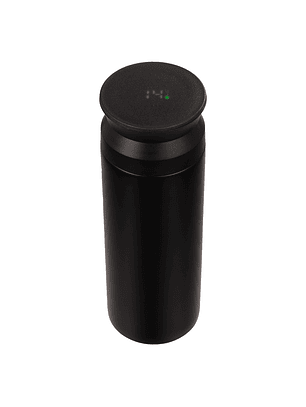 Termo doble pared de acero, con termómetro digital 