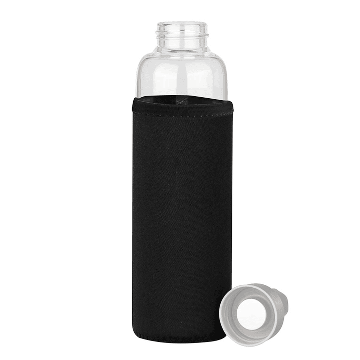 Botella de Vidrio Borosilicato con Funda de Neopreno 580cc 6
