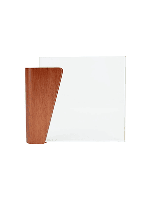 Trofeo Galvano de Madera y Cristal 