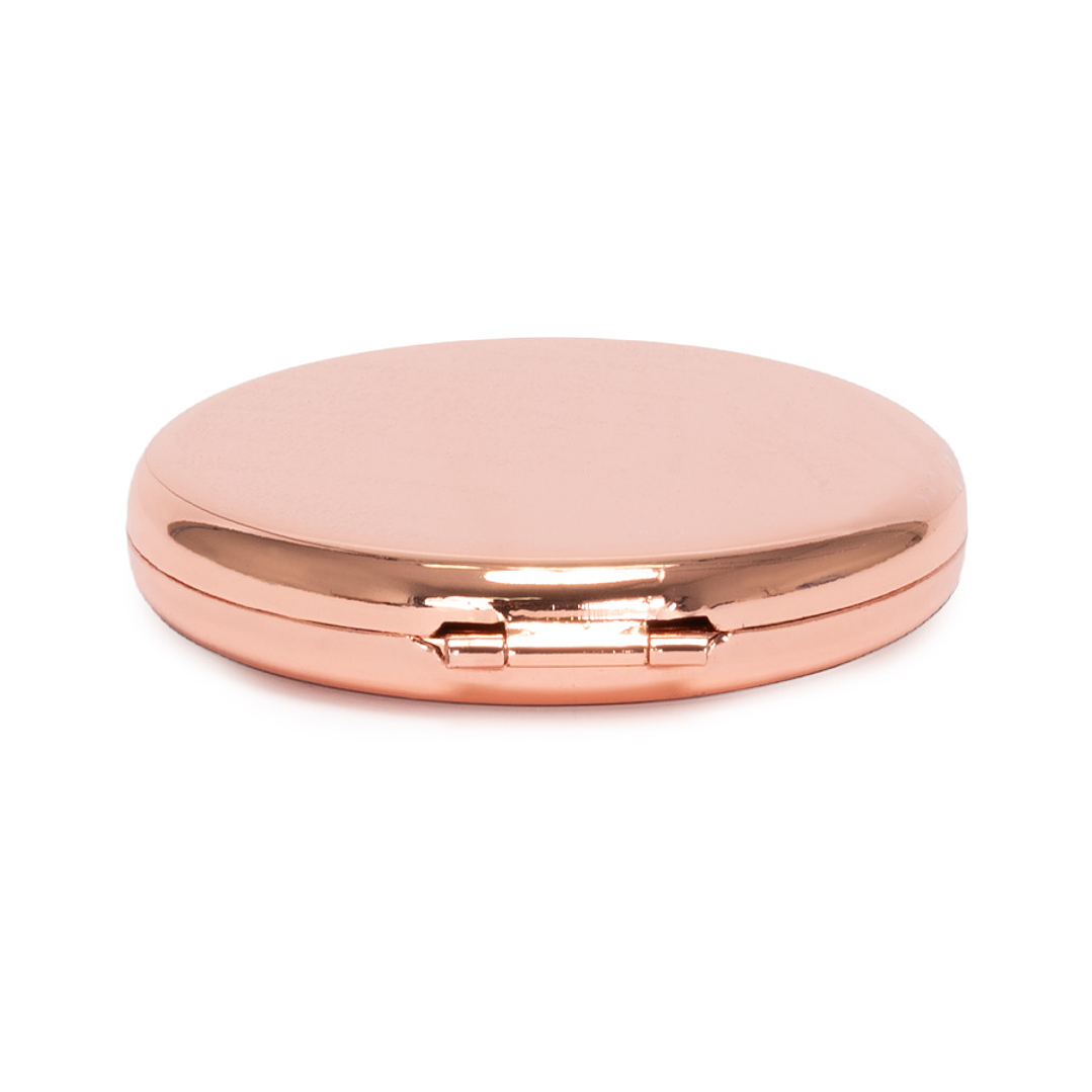 Espejo metálico doble con aumento 