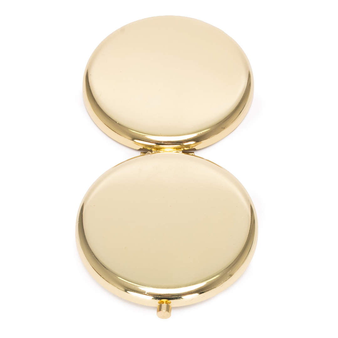 Espejo metálico doble con aumento 