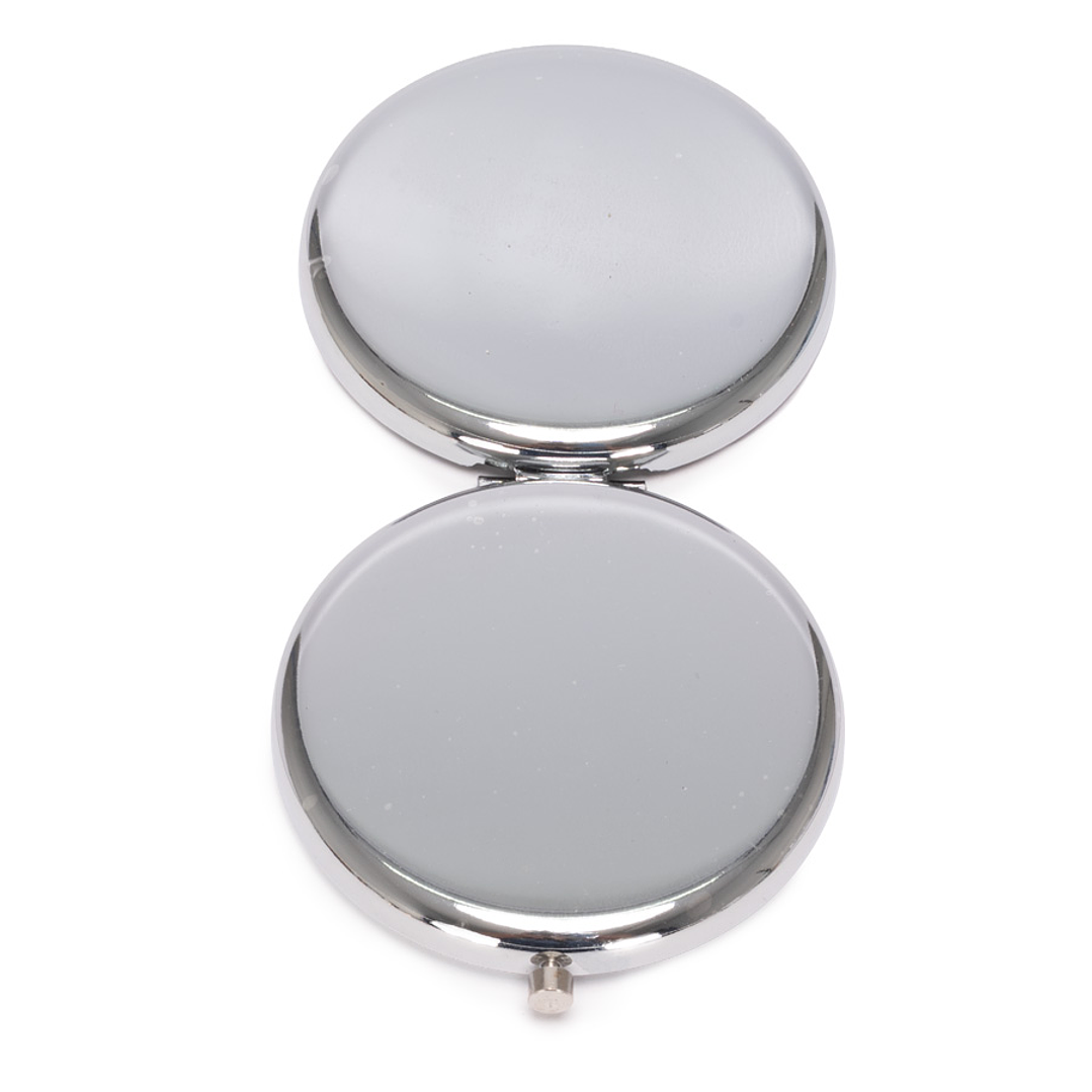 Espejo metálico doble con aumento 