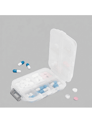Pastillero Plástico 10 compartimentos DOCTOR