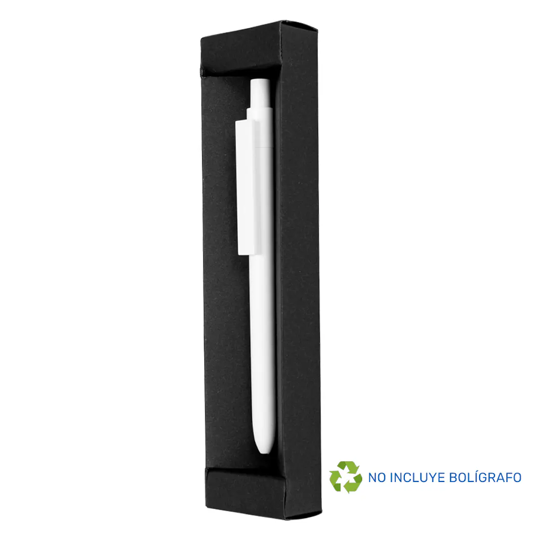 Estuche Porta-Lápiz o Bolígrafo, en cartón negro. 4