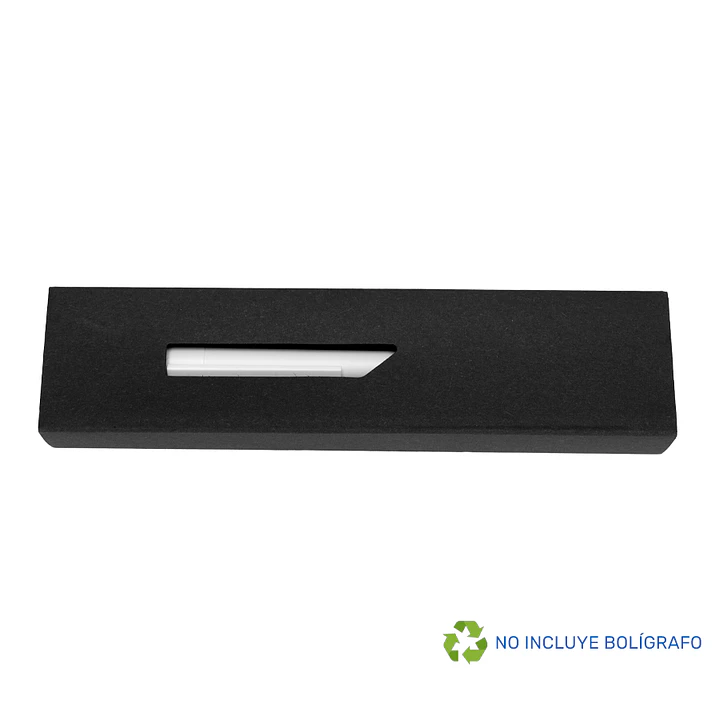 Estuche Porta-Lápiz o Bolígrafo, en cartón negro. 5