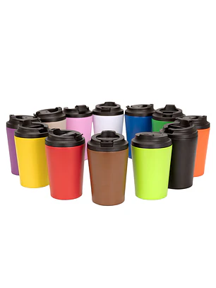 Mug térmico metálico doble pared 