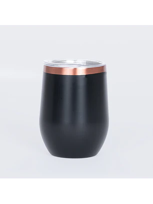 Vaso térmico negro/encobrizado 
