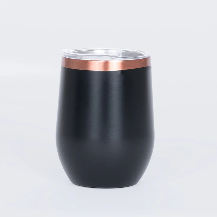Vaso térmico negro/encobrizado 