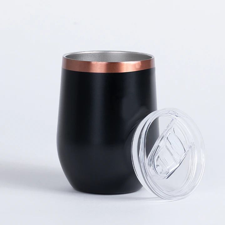 Vaso térmico negro/encobrizado 