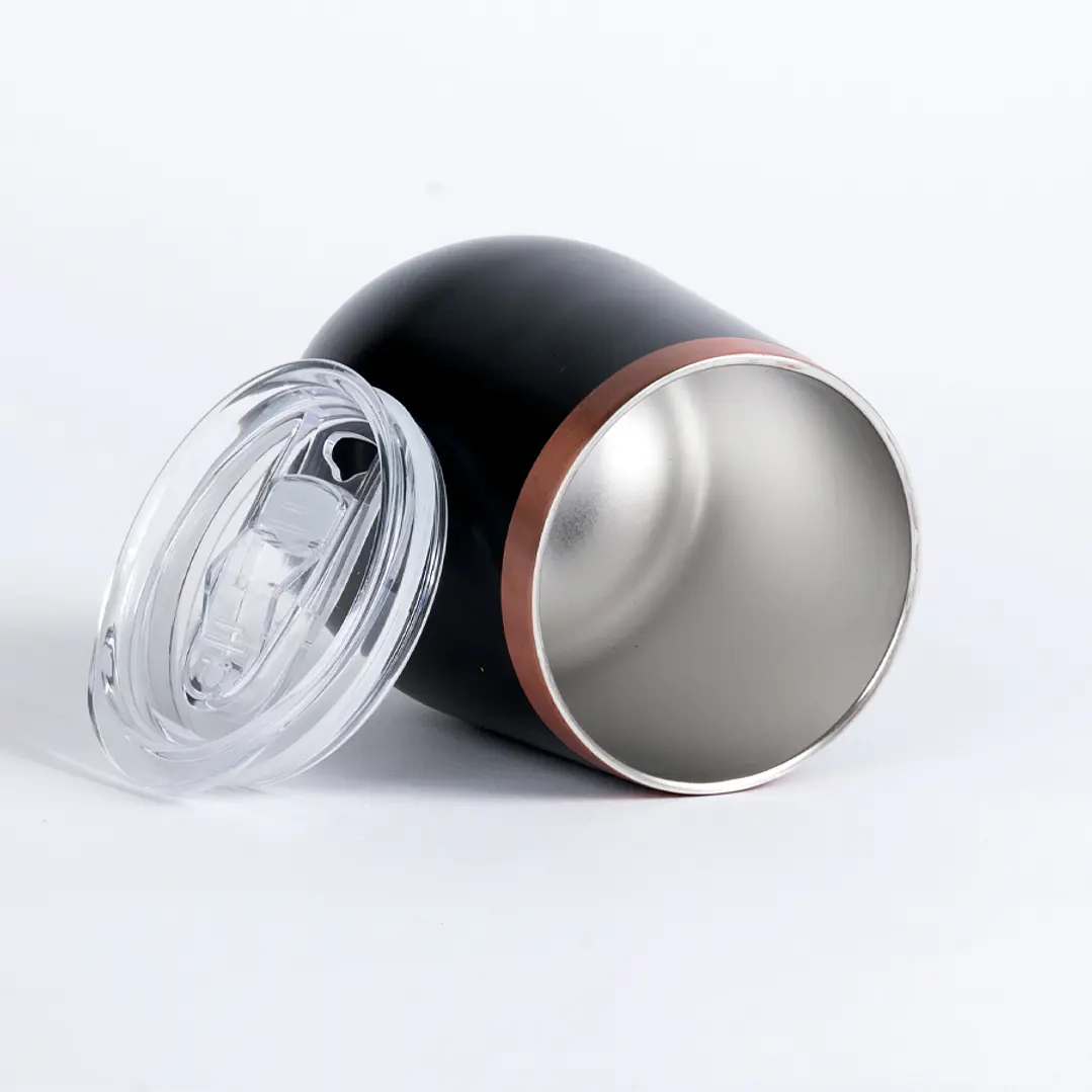 Vaso térmico negro/encobrizado 