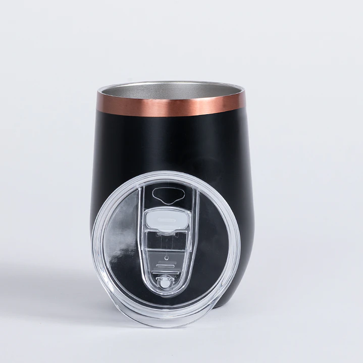 Vaso térmico negro/encobrizado 