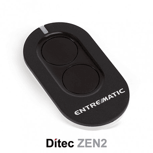 Comando Dítec 2CH 433Mhz Rolling Code ZEN2 Preto