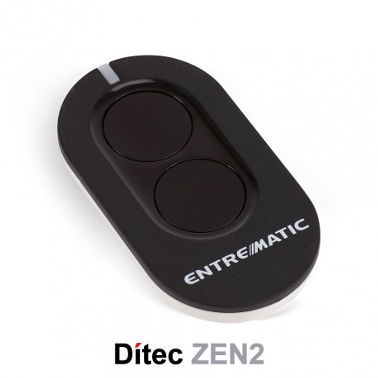 Comando Dítec 2CH 433Mhz Rolling Code ZEN2 Preto 1