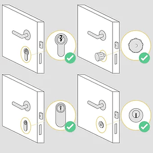 NUKi Smart Lock Pro Bluetooth + WiFi + Matter + Thread Lock 3.0 Pro - Branco