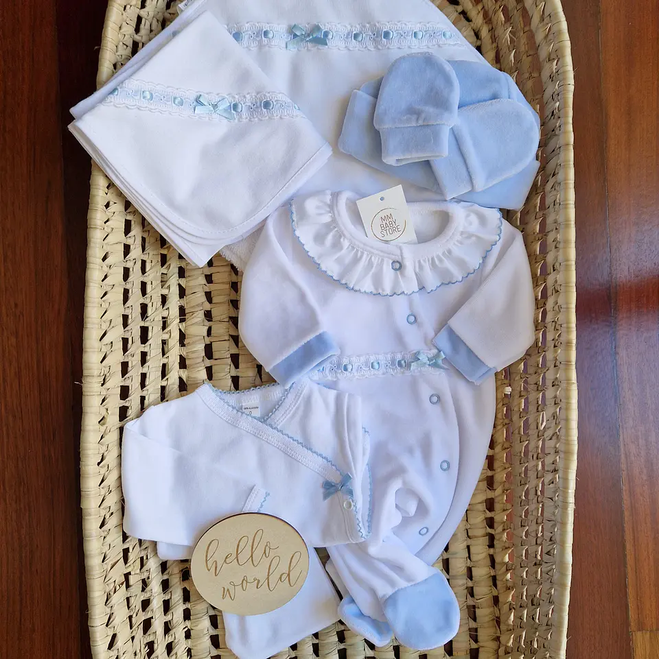 Kit Hello World Azul de veludo 2