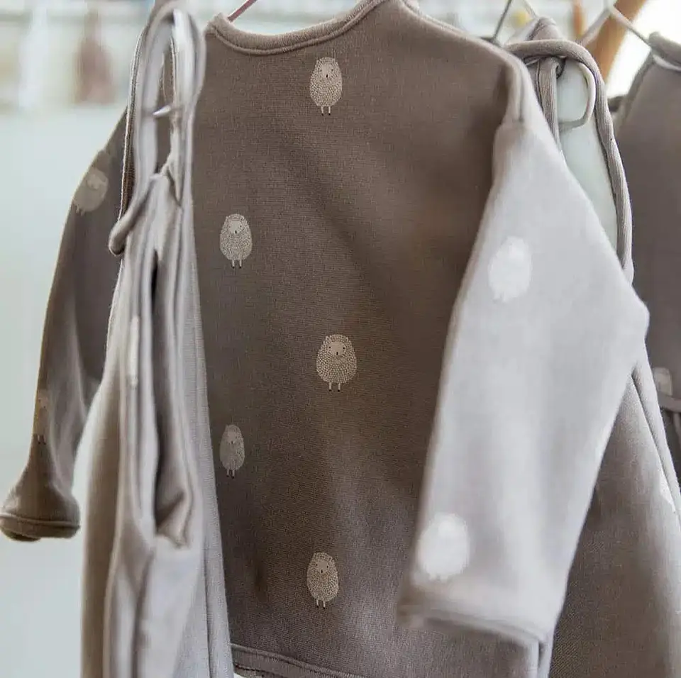 Conjunto de calças e sweat Sheep 6-9M 2