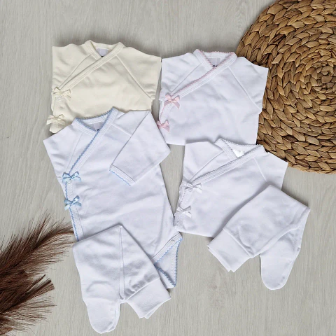 Conjunto de interiores com carda - Até 6M