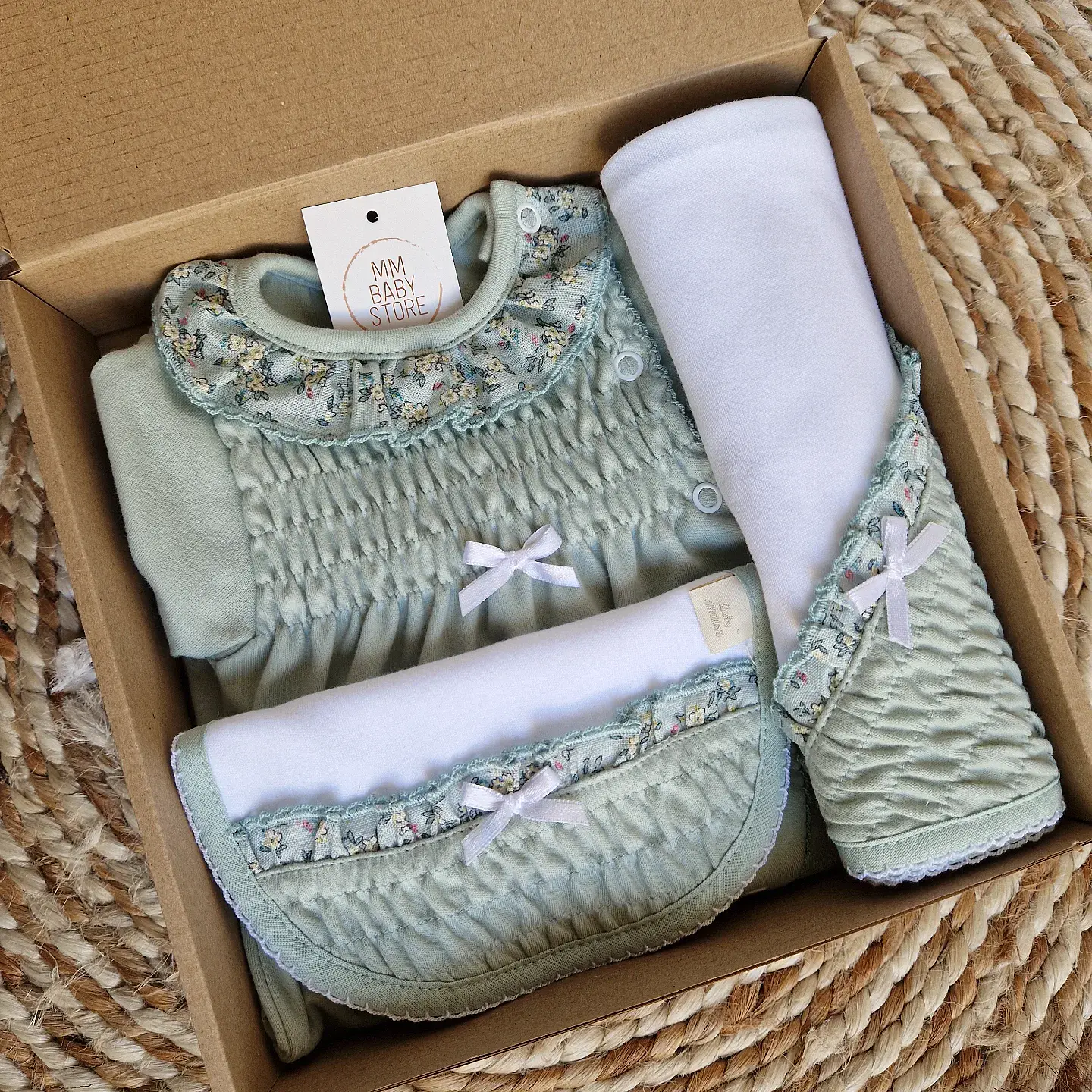 Kit com babygrow de algodão 1