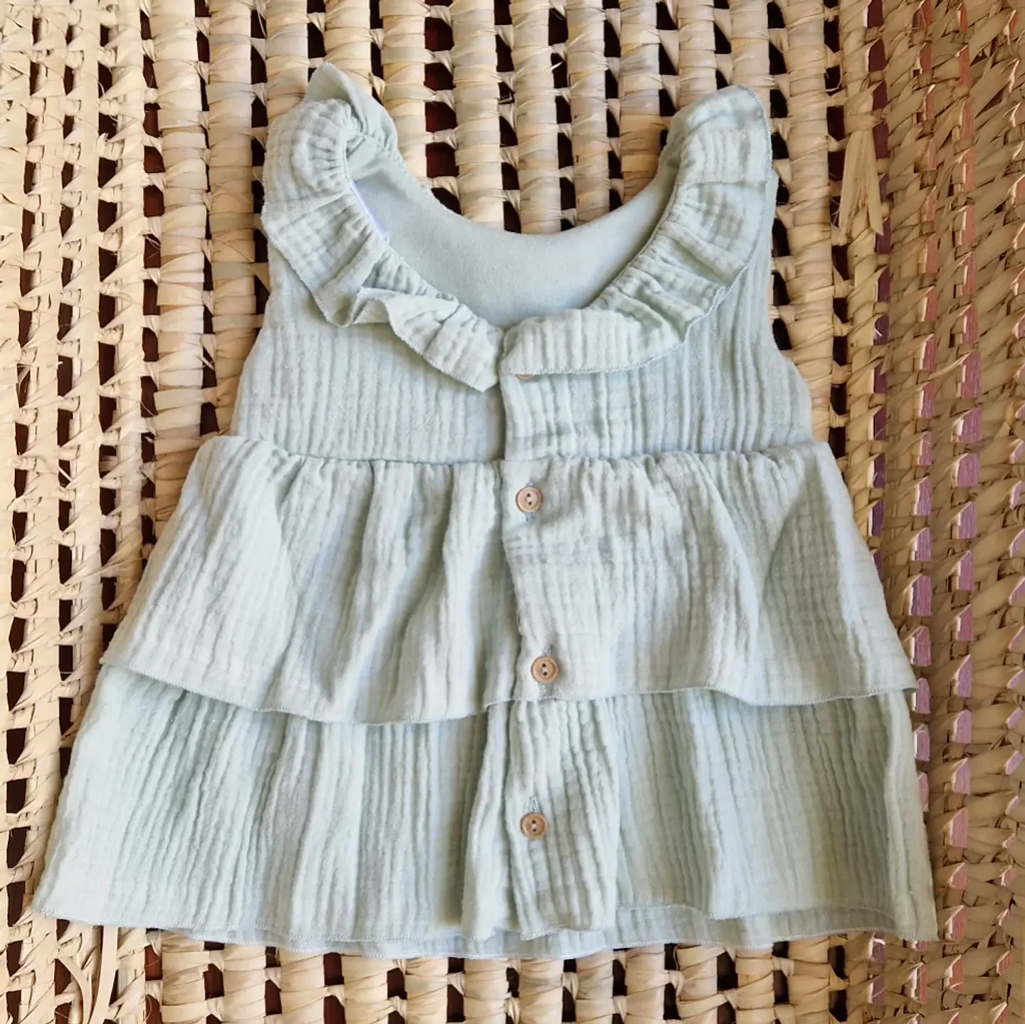 Vestido em musselina 6M 2