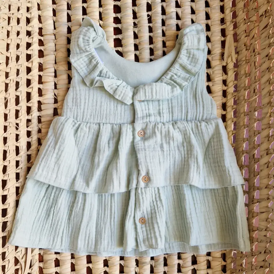 Vestido em musselina 6M 2