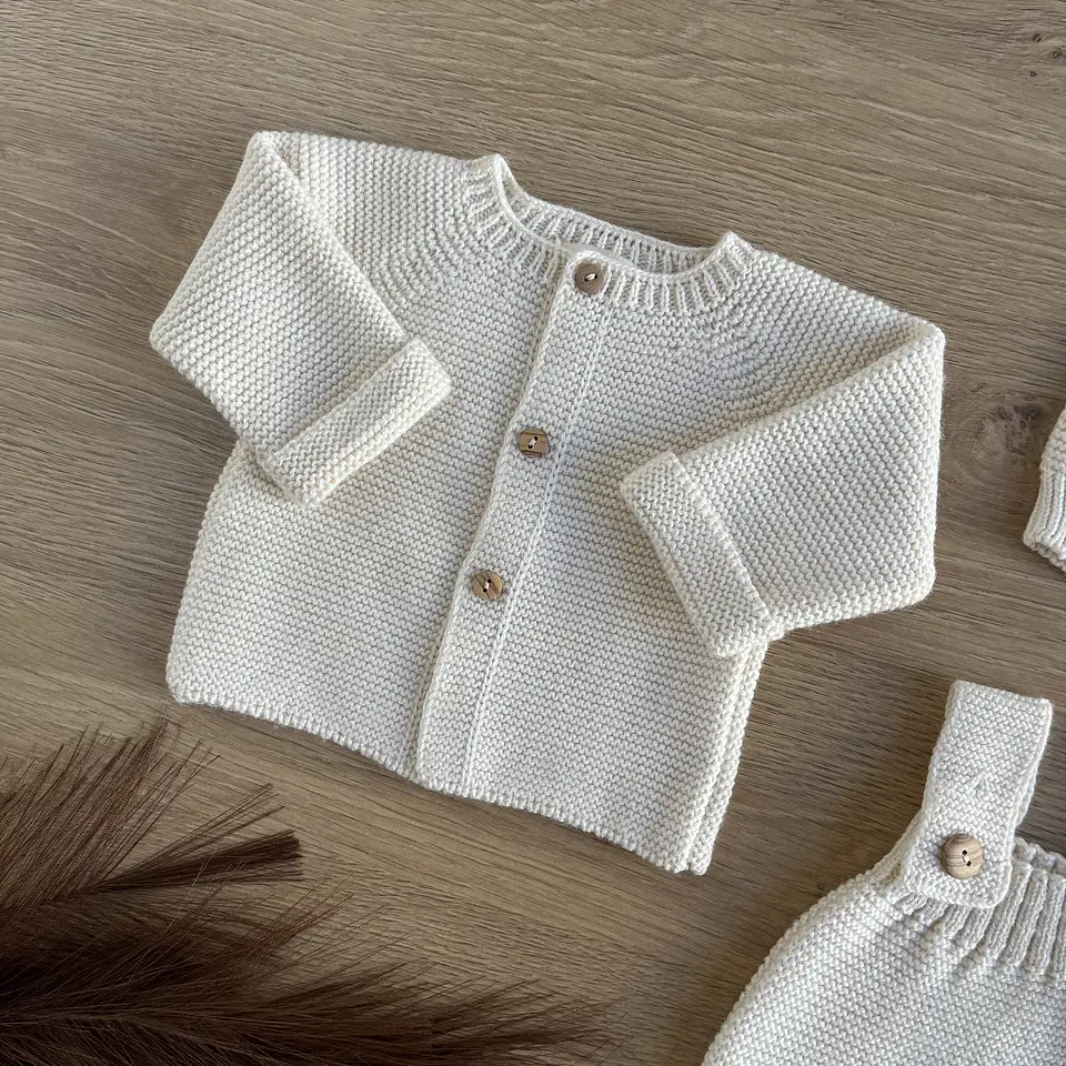 Conjunto em algodão e lã 11
