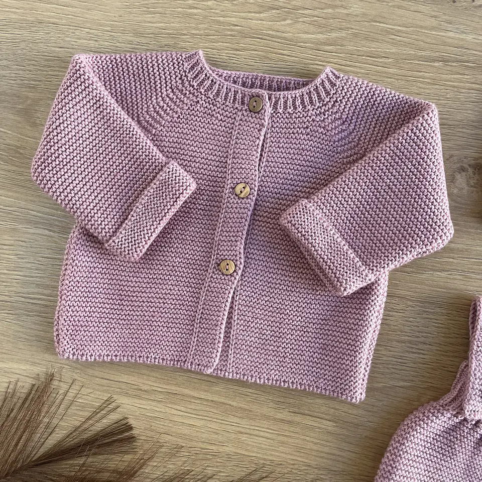 Conjunto em algodão e lã 16