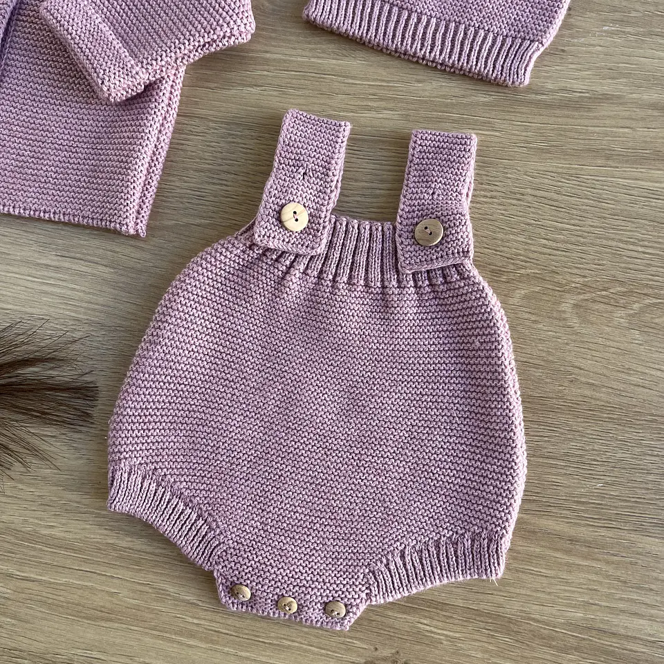 Conjunto em algodão e lã 17