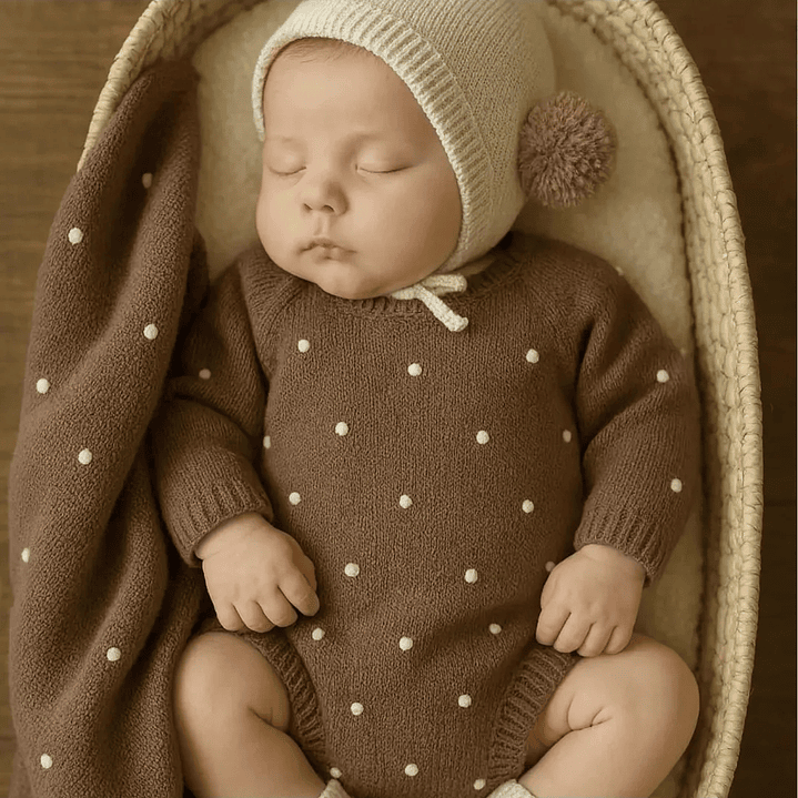 Manta com bolinhas 4