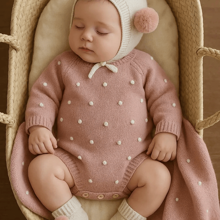 Manta com bolinhas 5