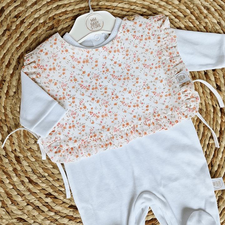 Babygrow de veludo Flower 1