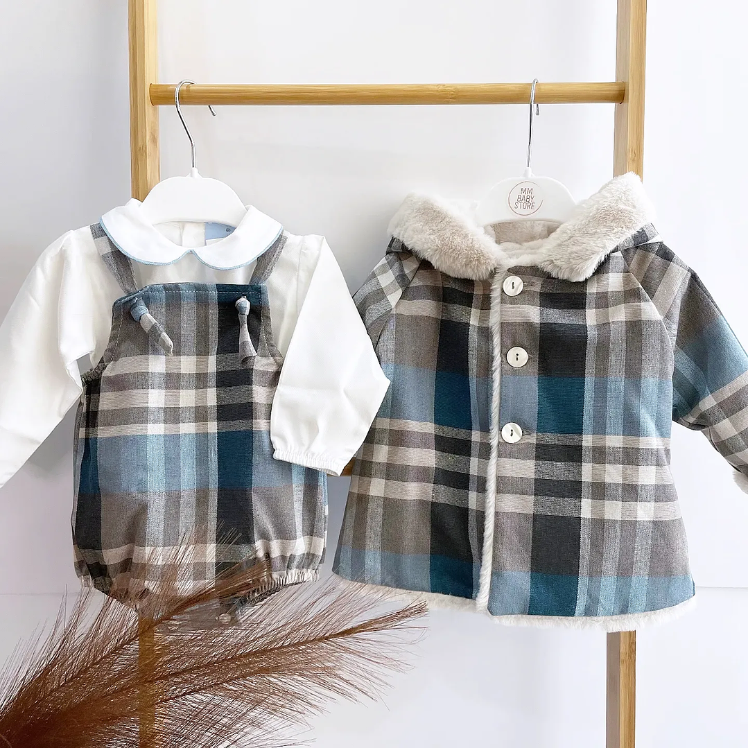 Casaco comprido de xadrez Mac Ilusion  2