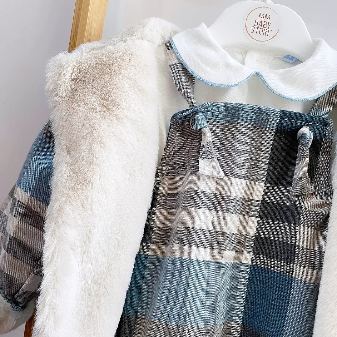 Casaco comprido de xadrez Mac Ilusion  3